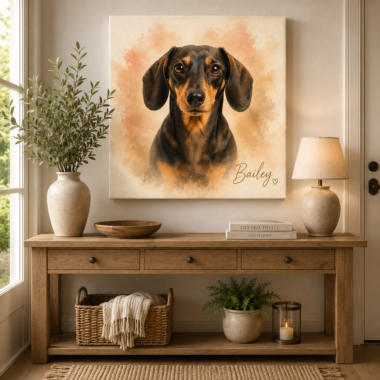 Signature Watercolor Pet Portrait