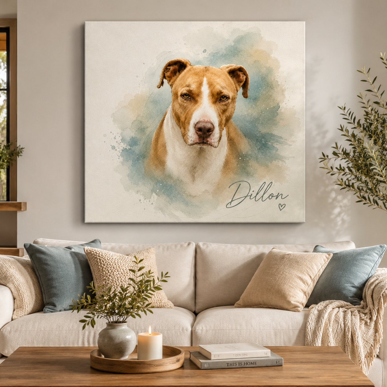 Signature Watercolor Pet Portrait