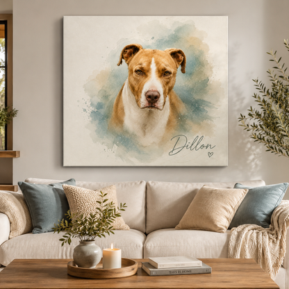 Signature Watercolor Pet Portrait