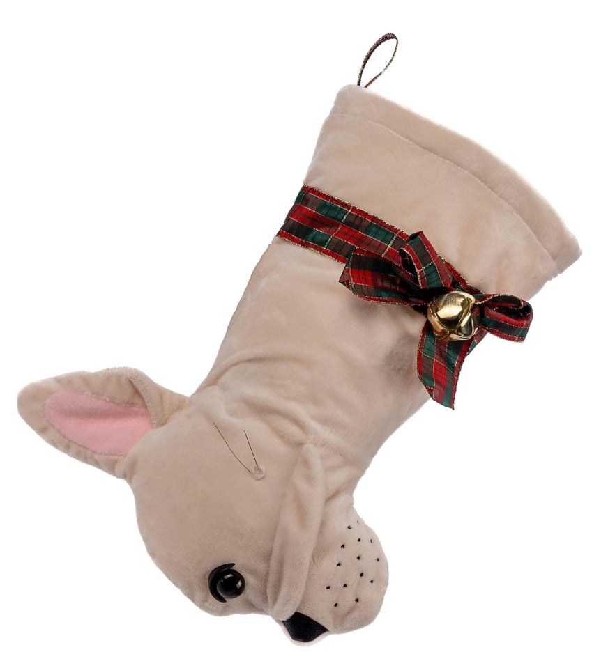 Santa Pooch Christmas Stocking