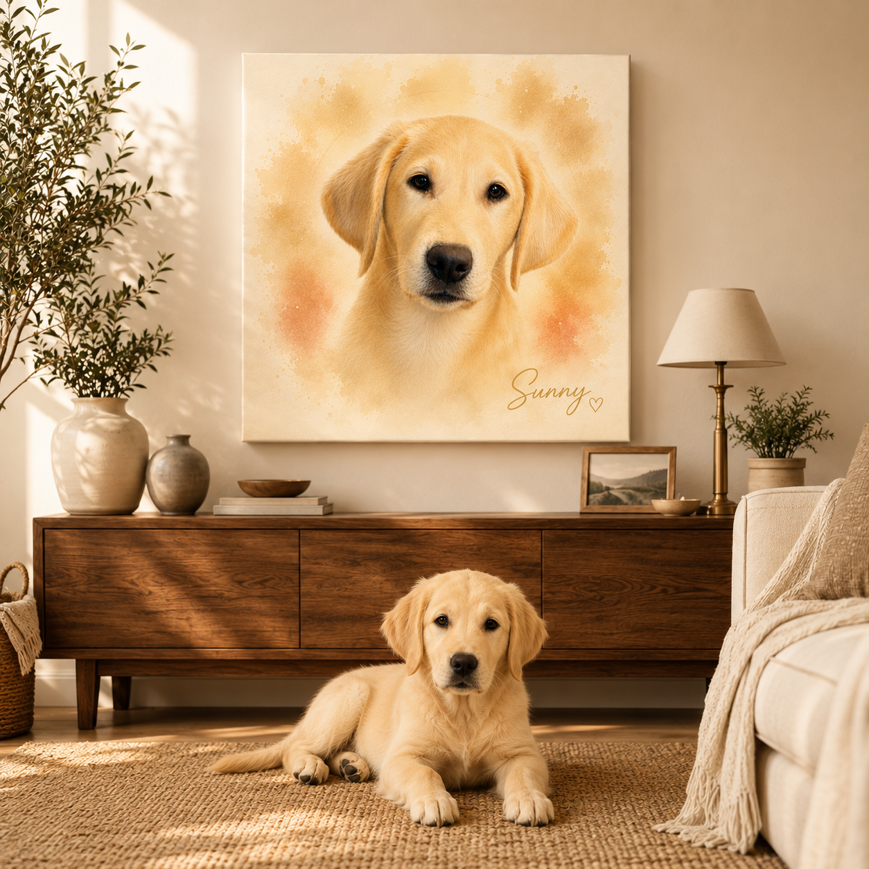 Signature Watercolor Pet Portrait