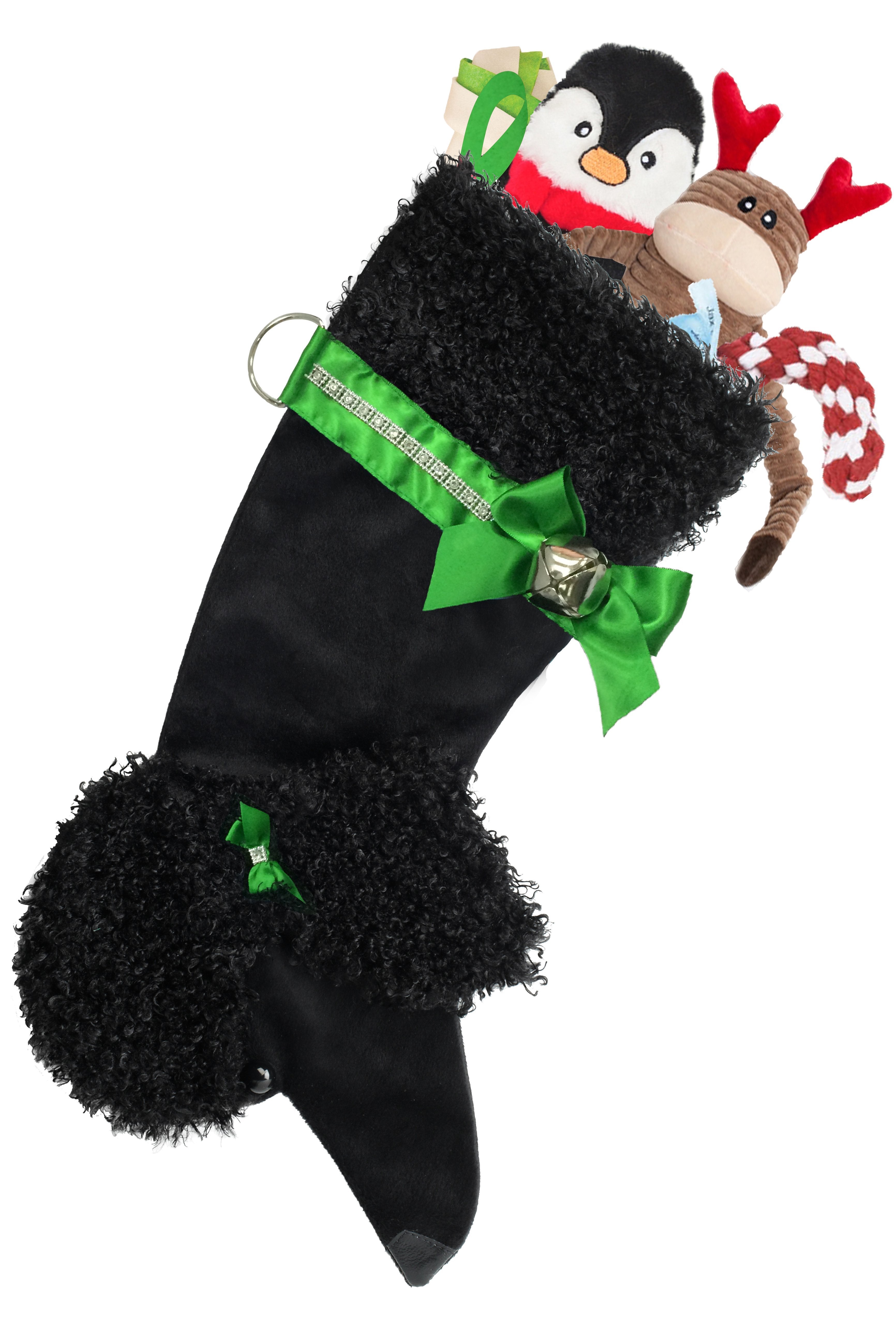 Santa Pooch Christmas Stocking