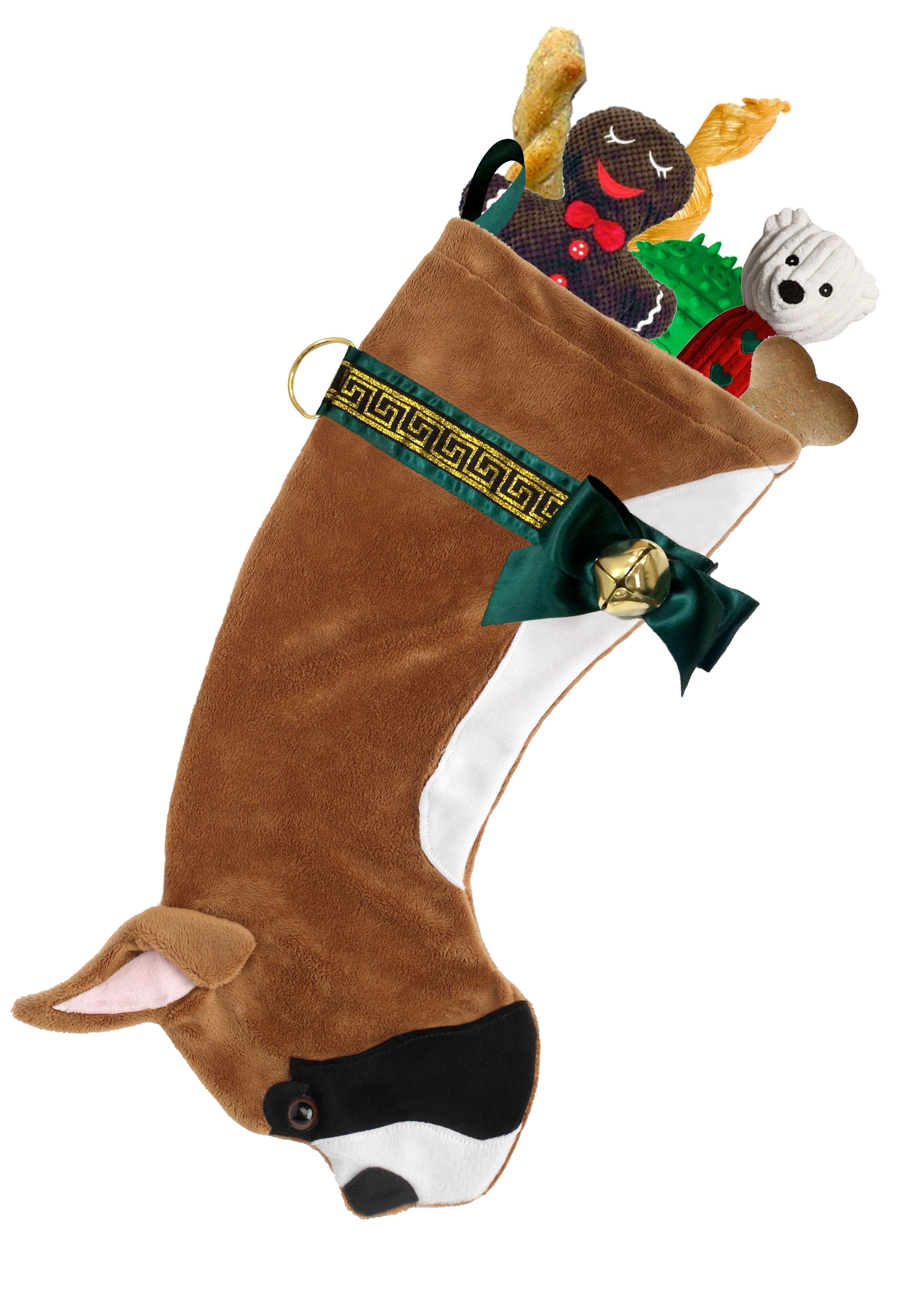 Santa Pooch Christmas Stocking