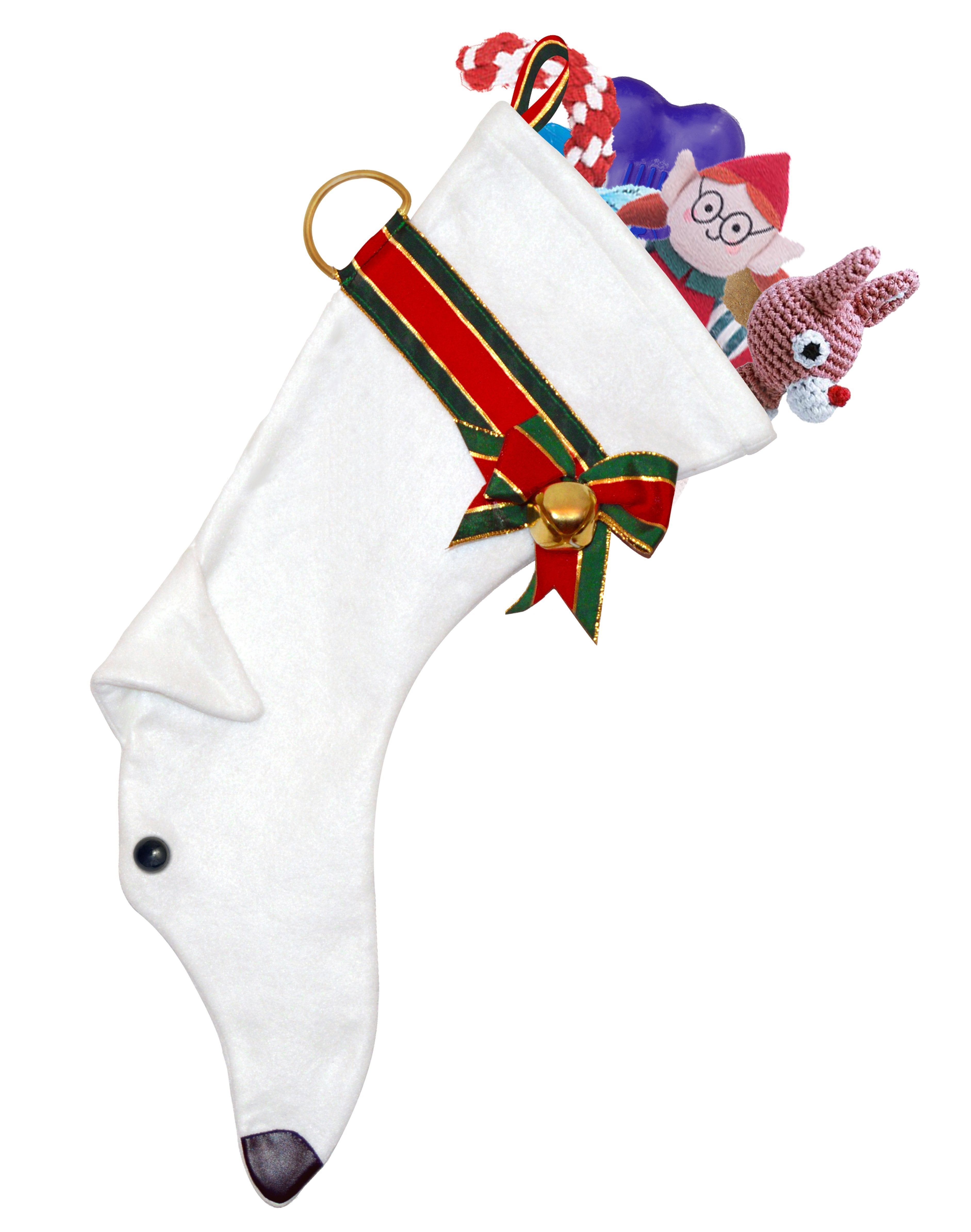 Santa Pooch Christmas Stocking