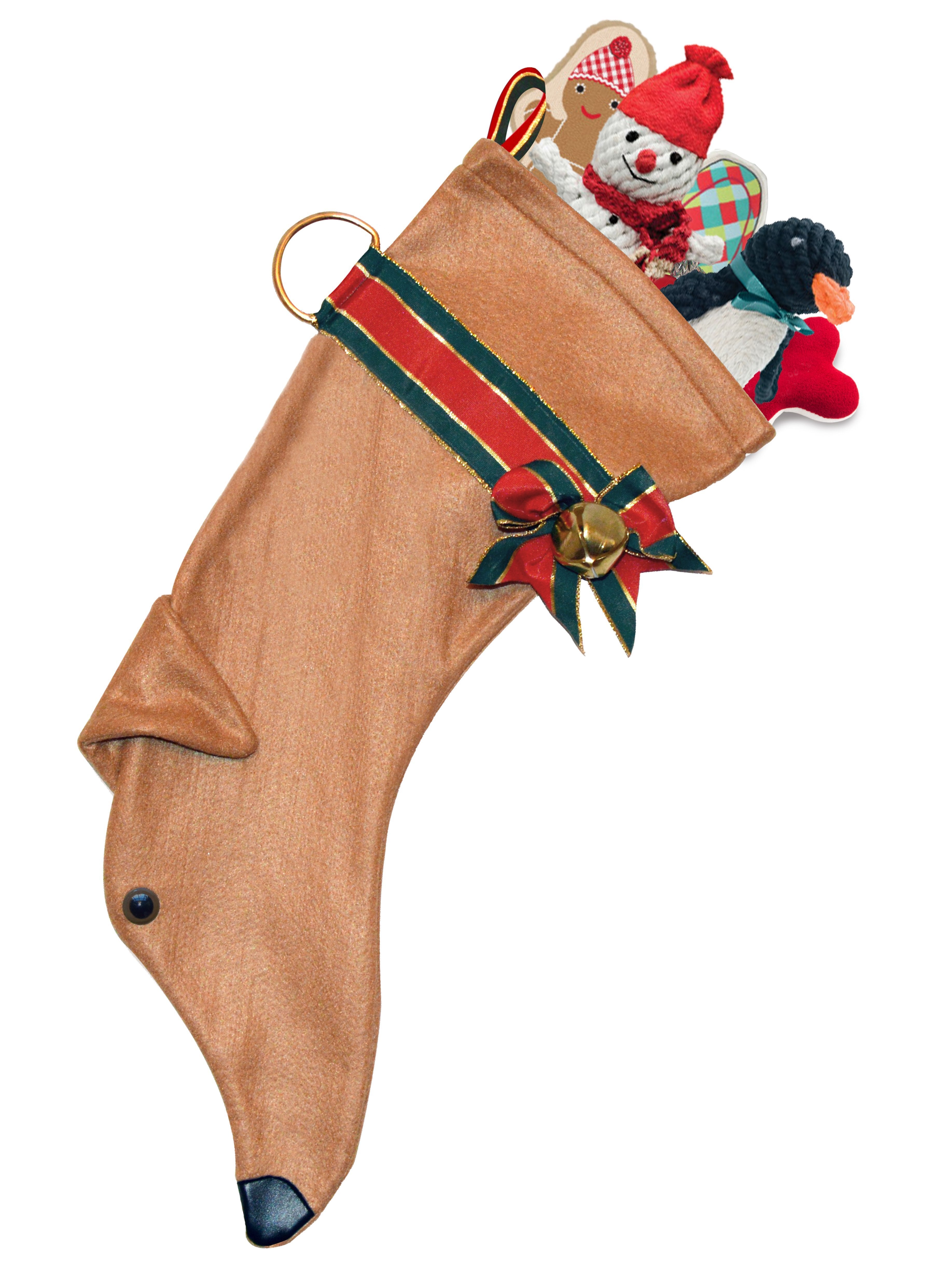 Santa Pooch Christmas Stocking