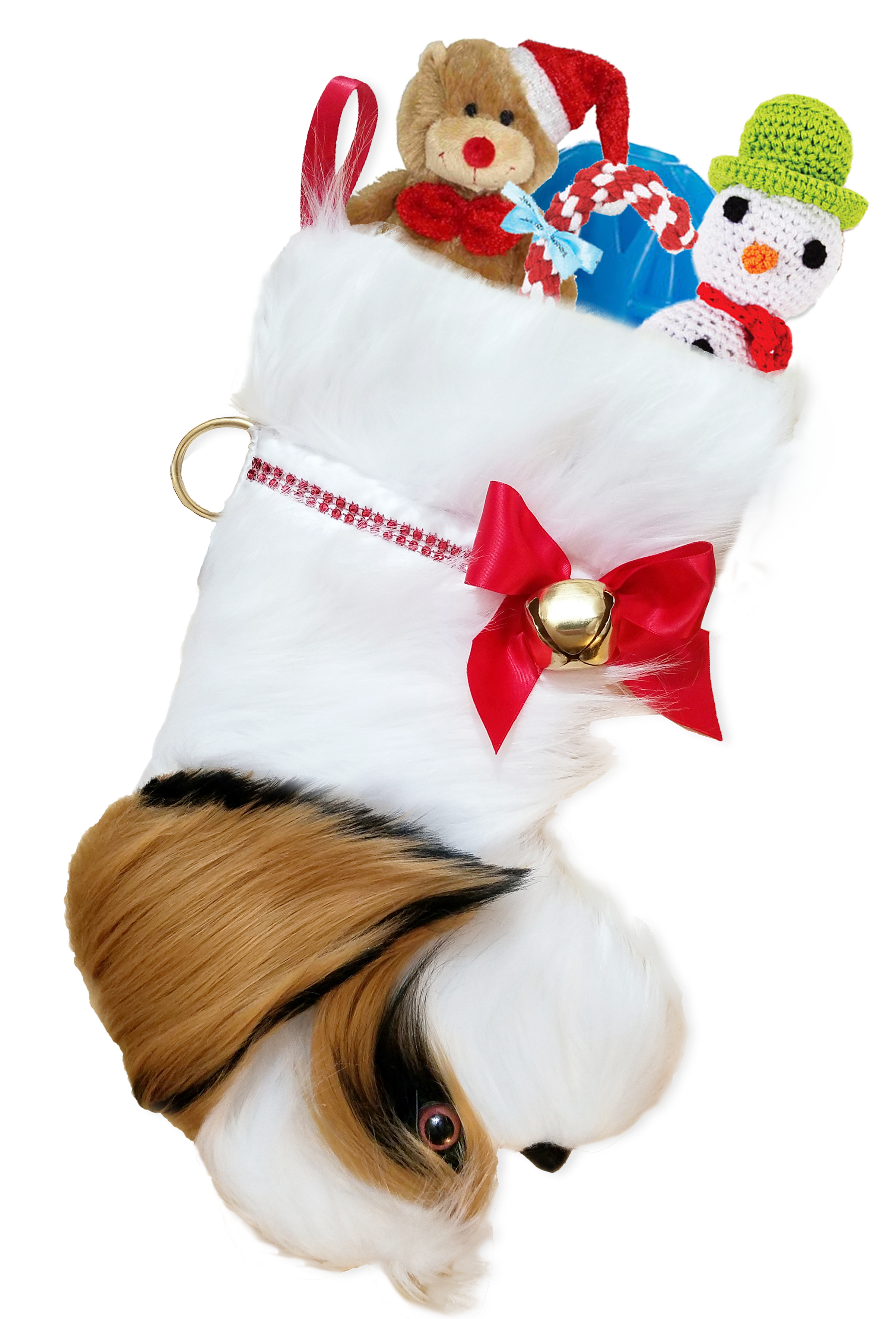 Santa Pooch Christmas Stocking