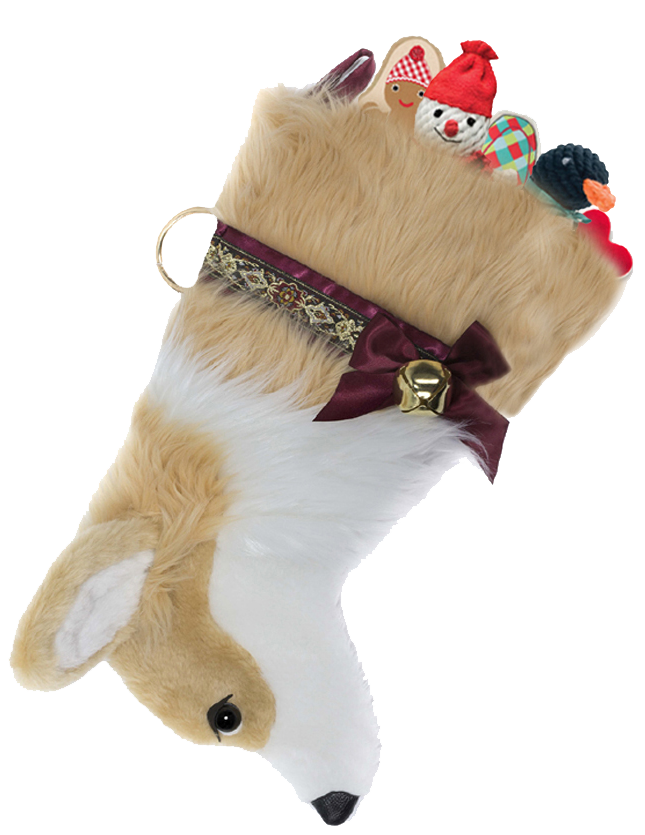 Santa Pooch Christmas Stocking