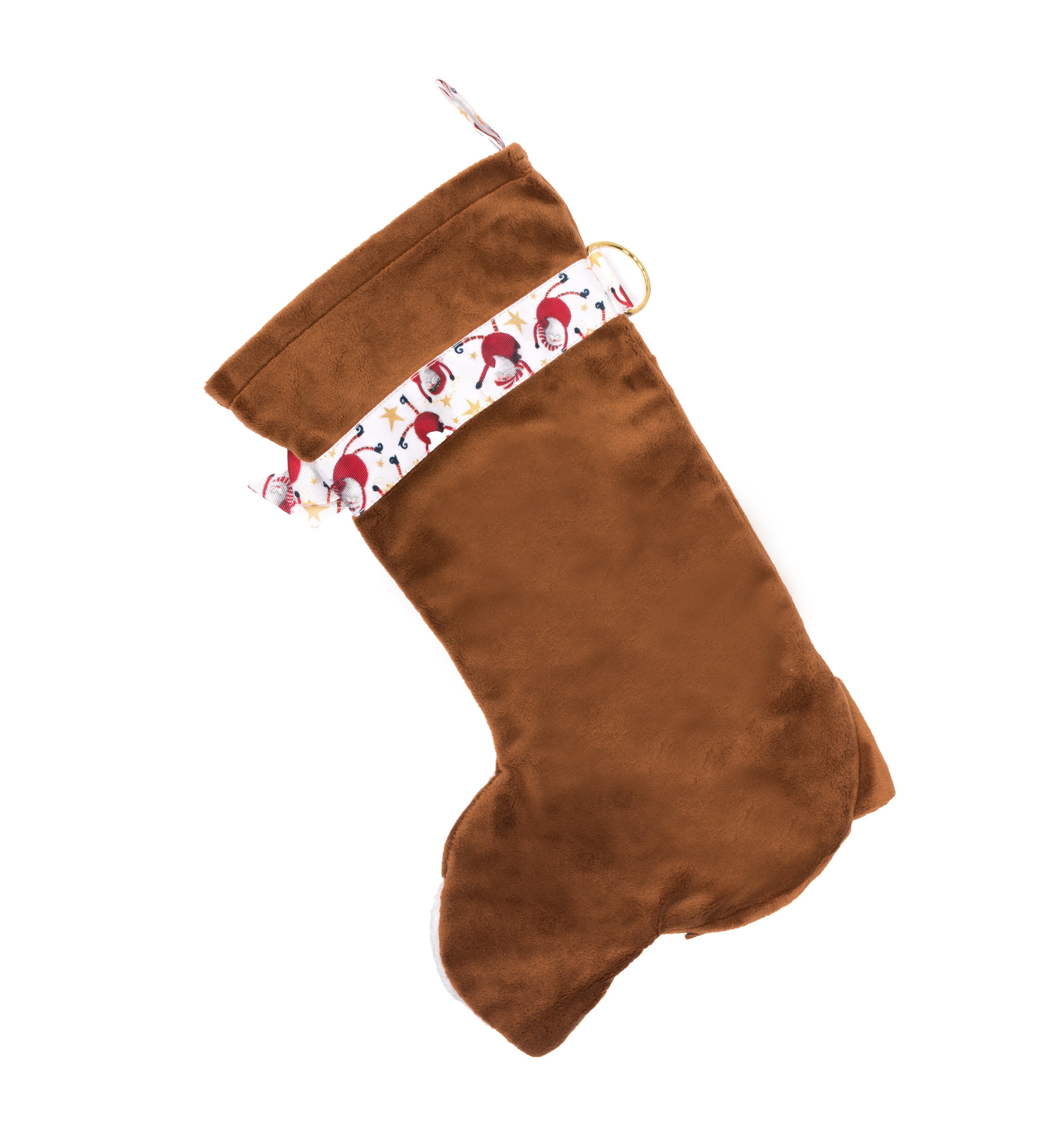 Santa Pooch Christmas Stocking