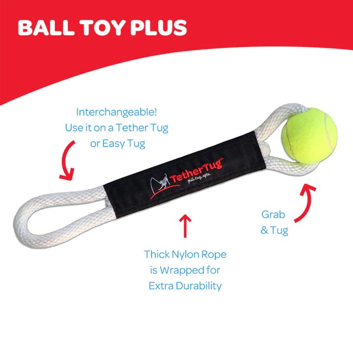 Tether Tug Rope Ball Attachment