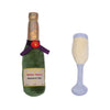 Champagne and Flute Plush Toy