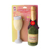 Champagne and Flute Plush Toy